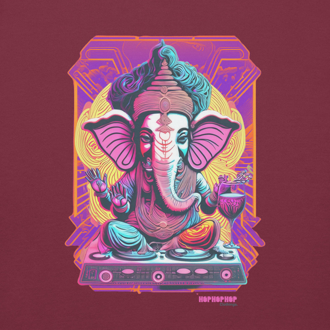 Hop Hop Hop - DVS - Ganesh Goa Vinas - Sweat à Capuche Unisexe