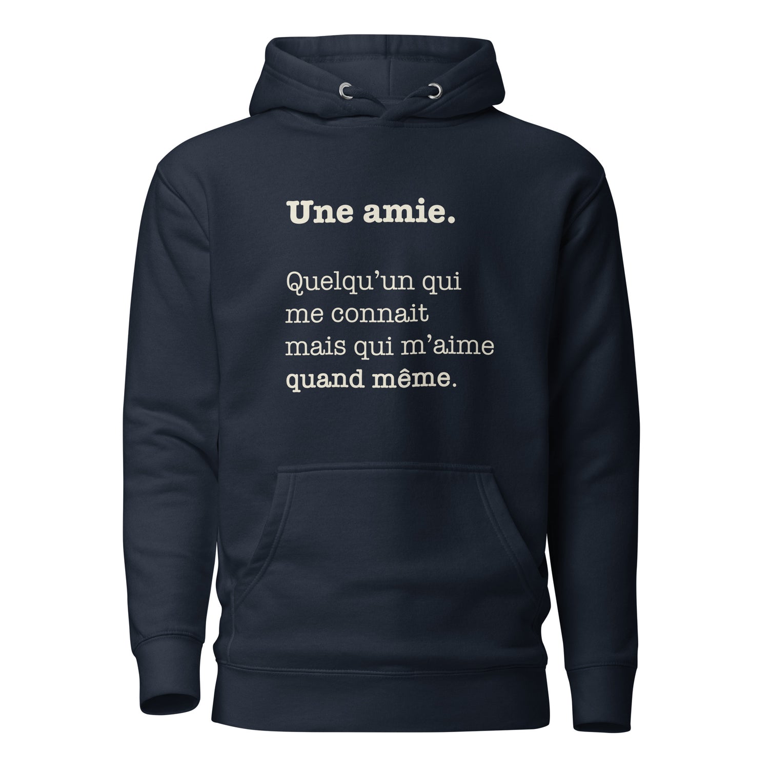 Amie - définition - Sweat à Capuche Unisexe