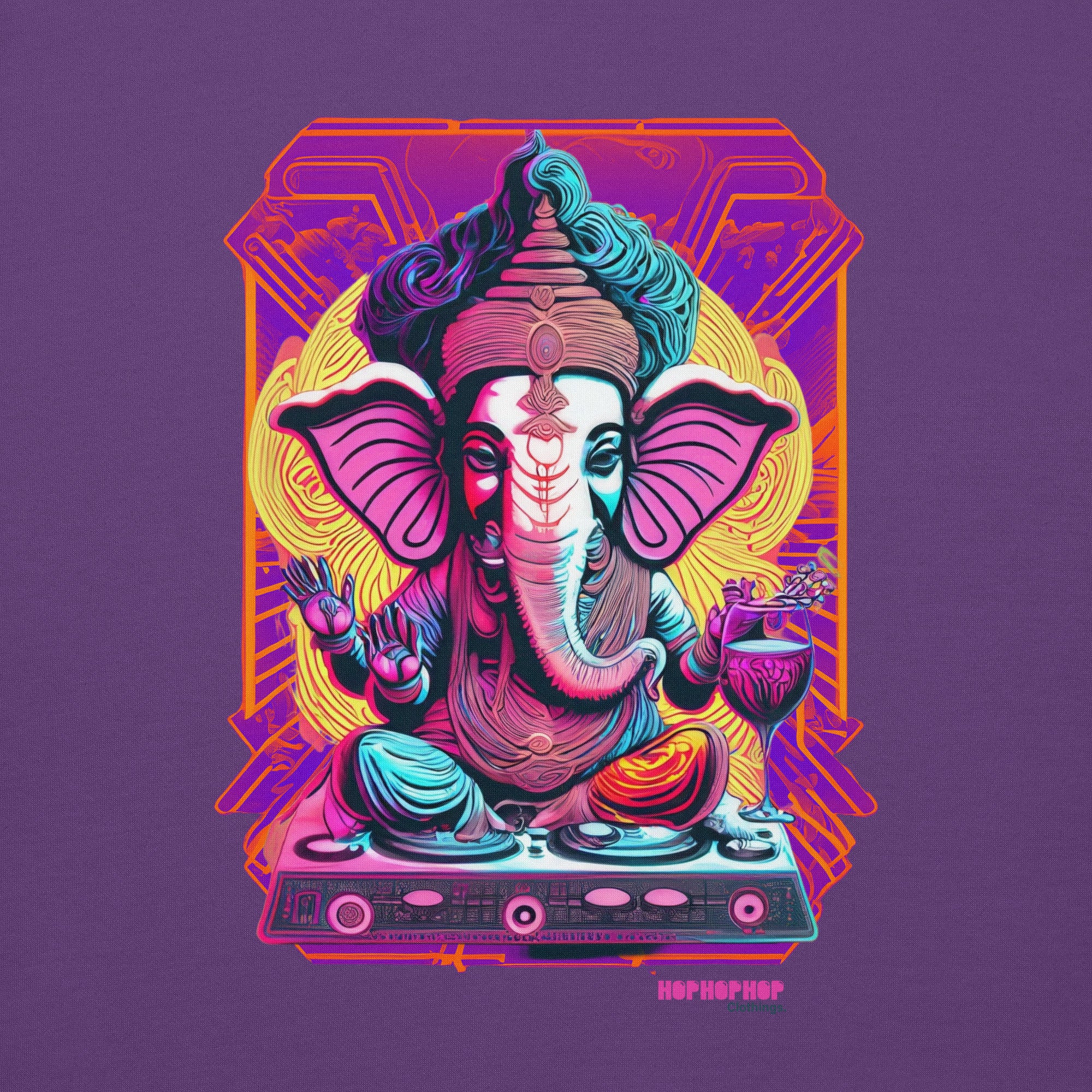 Hop Hop Hop - DVS - Ganesh Goa Vinas - Sweat à Capuche Unisexe