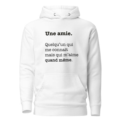 Amie - définition - Sweat à Capuche Unisexe