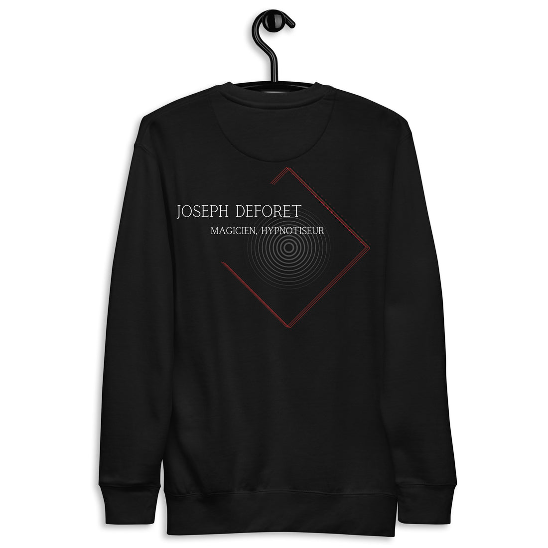 Joseph Deforet - Sweatshirt premium unisexe imp. cœur et dos