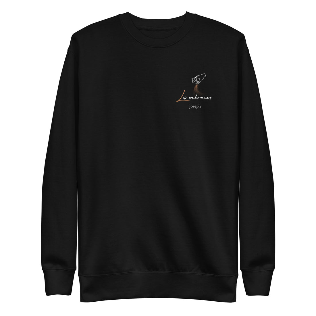 Les Endormeurs - Joseph - Sweatshirt premium unisexe - Coeur et Dos