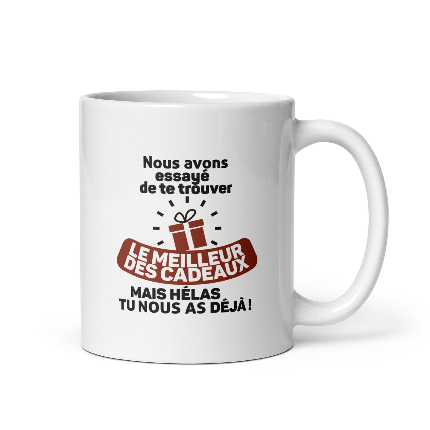 Le meilleur cadeau - Mug Blanc Brillant