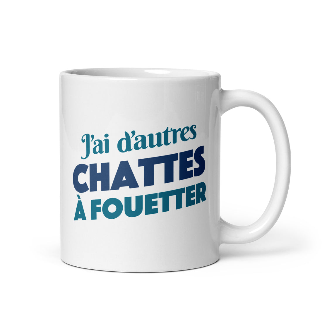 Chattes à fouetter - Mug Blanc Brillant