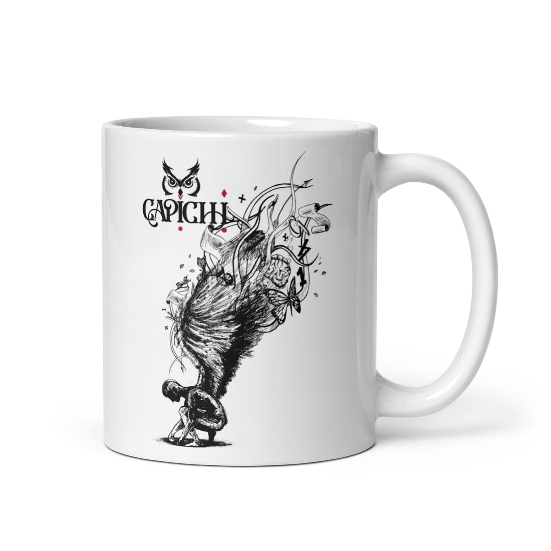 Capichi - Ailes - Mug Blanc Brillant