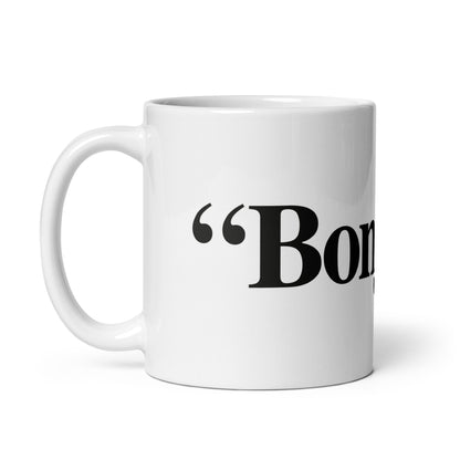 &quot;Bonjour&quot; - Mug Blanc Brillant