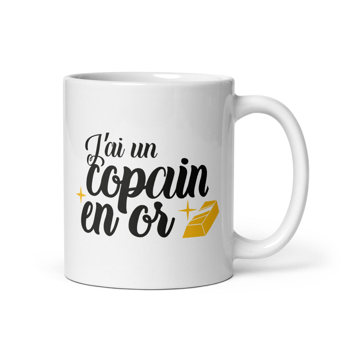 Copain en or - Mug Blanc Brillant