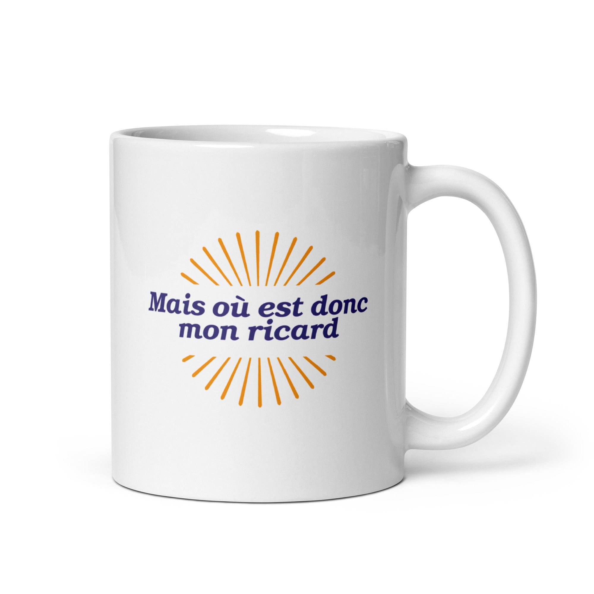 Mais où est donc mon Ricard - Mug Blanc Brillant