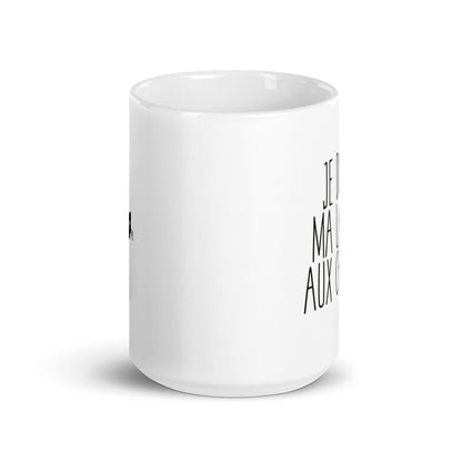 Je donne ma langue - Mug Blanc Brillant