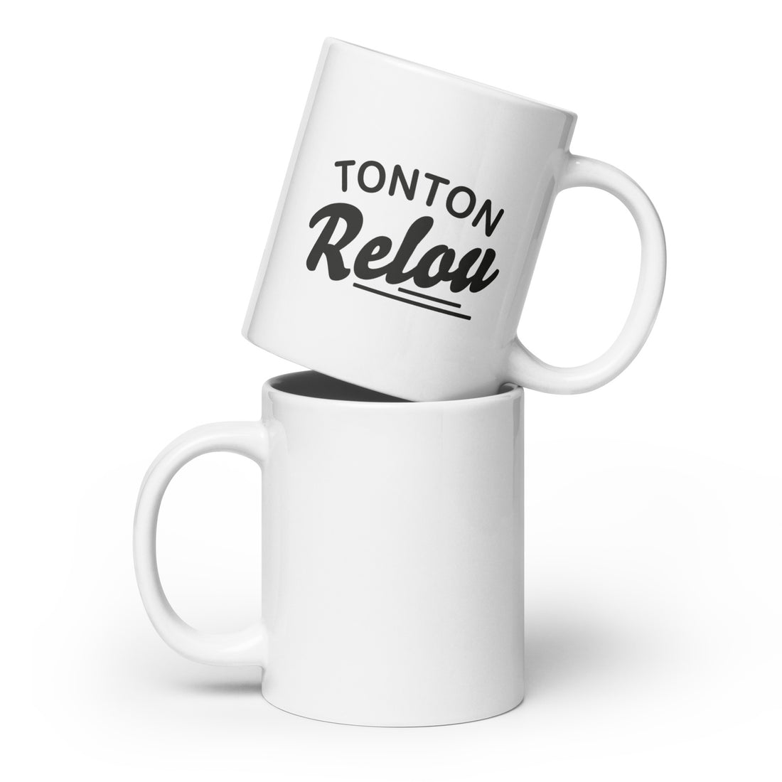 Tonton relou - Mug Blanc Brillant