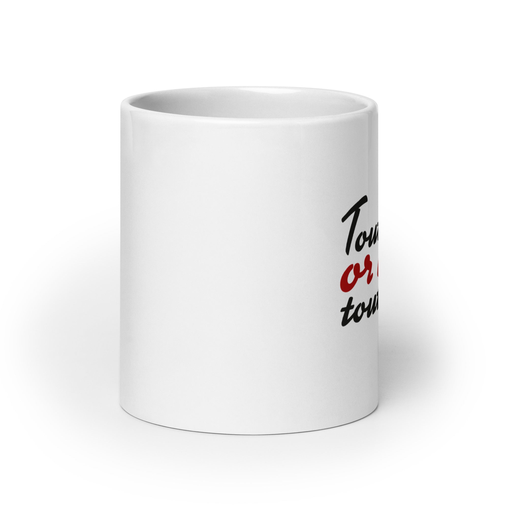 Tout bu or not tout bu ? - Mug Blanc Brillant