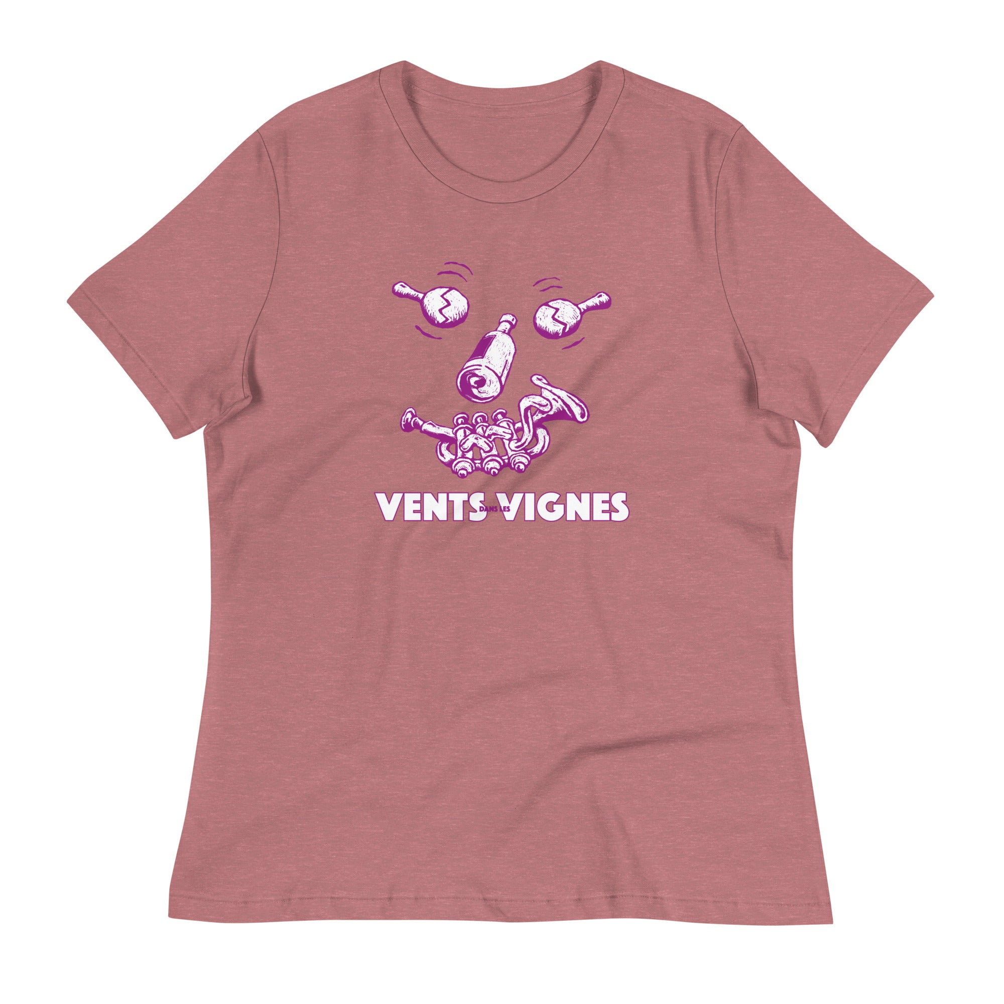 Vents dans les vignes - T-shirt Décontracté pour Femme