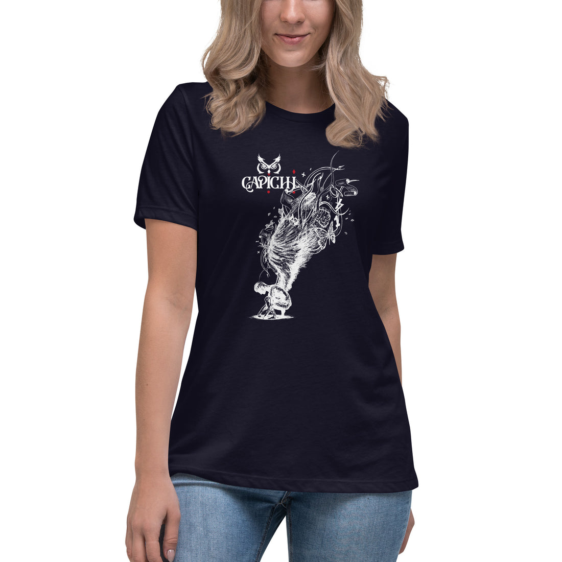 Capichi - Ailes - T-shirt Décontracté pour Femme