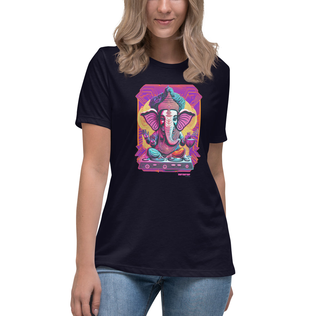Hop Hop Hop - DVS - Ganesh Goa Vinas - T-shirt Décontracté pour Femme