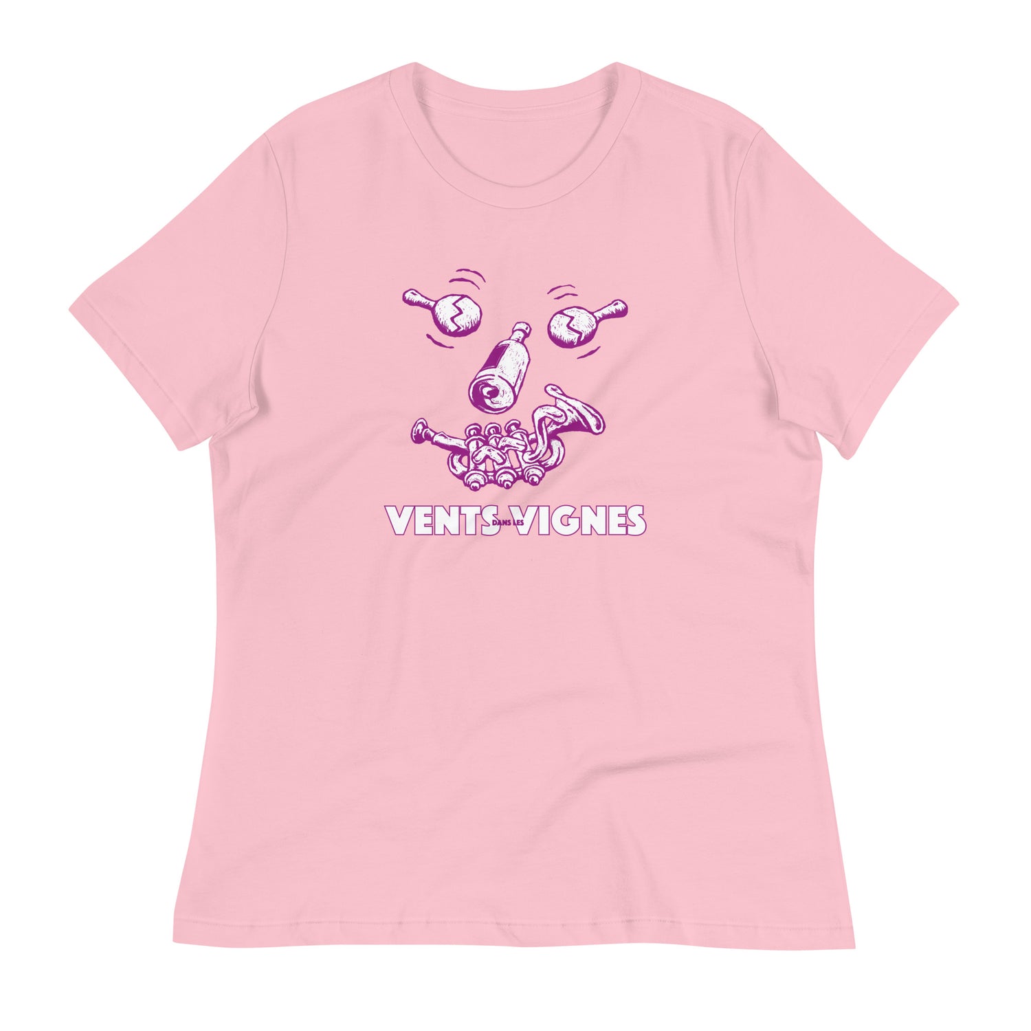 Vents dans les vignes - T-shirt Décontracté pour Femme