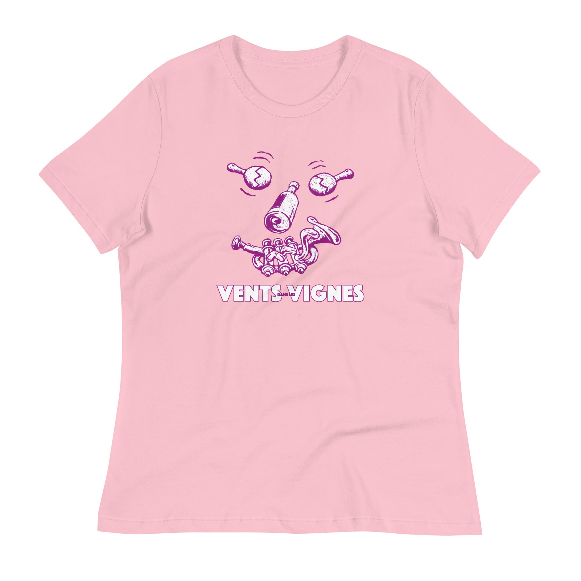 Vents dans les vignes - T-shirt Décontracté pour Femme