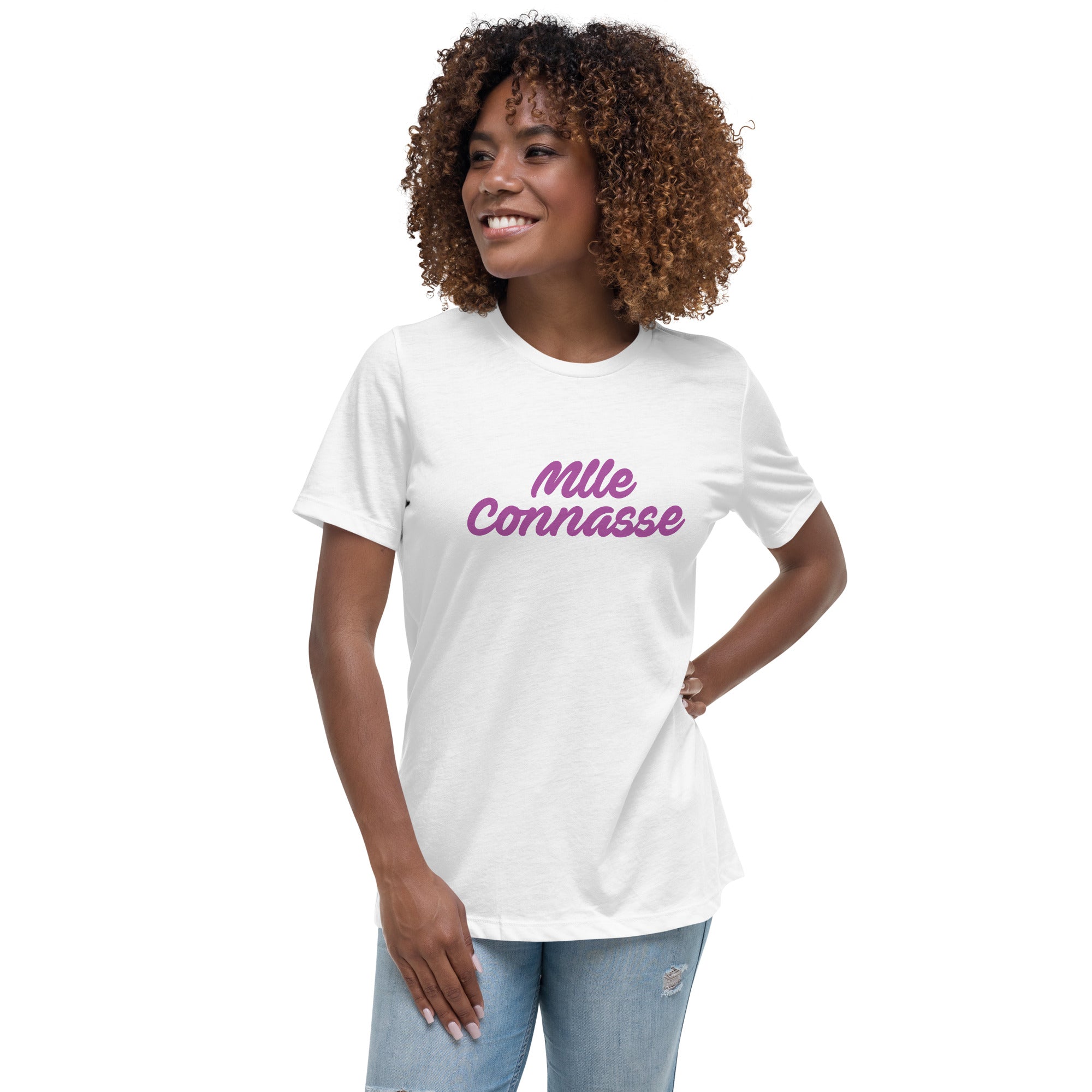 Mlle connasse - T-shirt Décontracté pour Femme