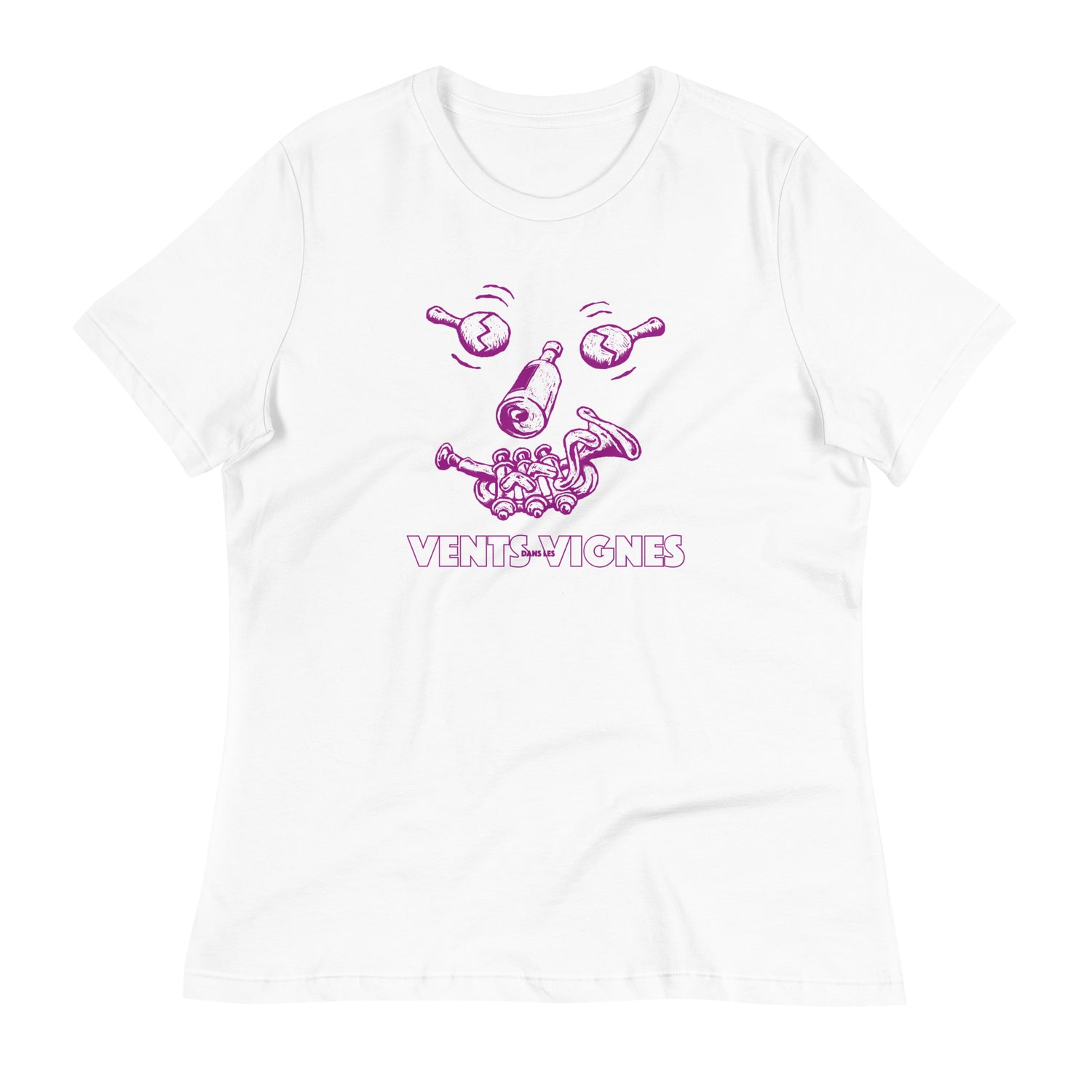 Vents dans les vignes - T-shirt Décontracté pour Femme