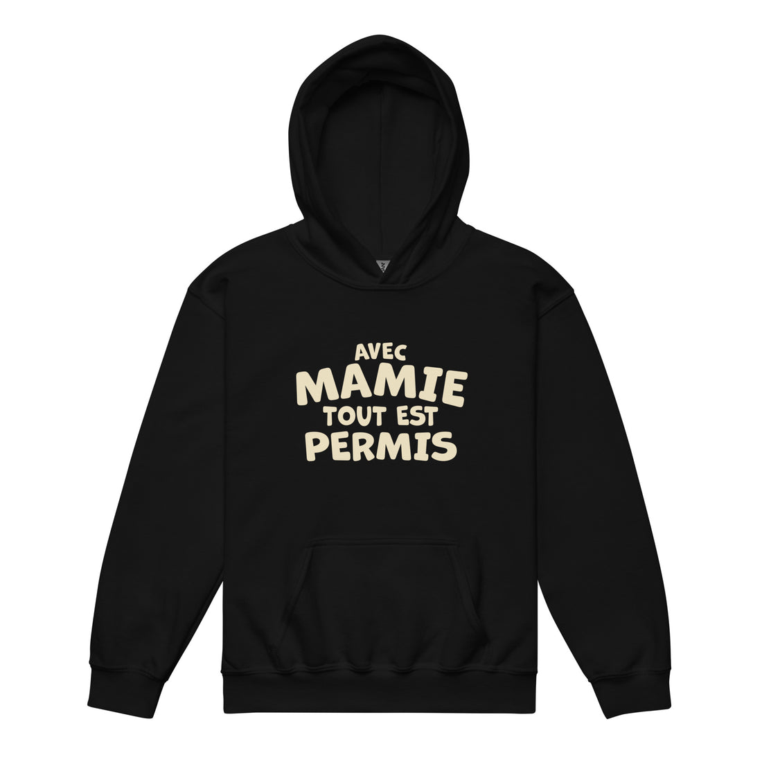 Avec Mamie - Sweat à capuche épais pour les jeunes