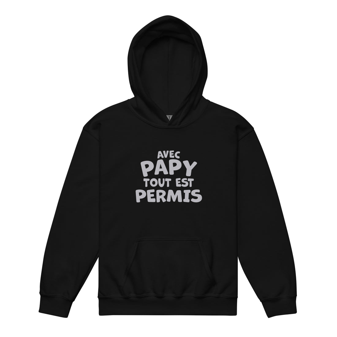 Avec papy tout est permis - Sweat à capuche épais pour les jeunes