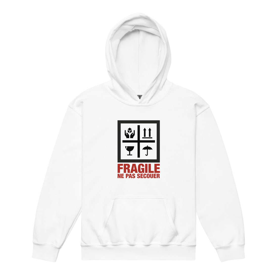 Fragile - Sweat à capuche épais - Enfant