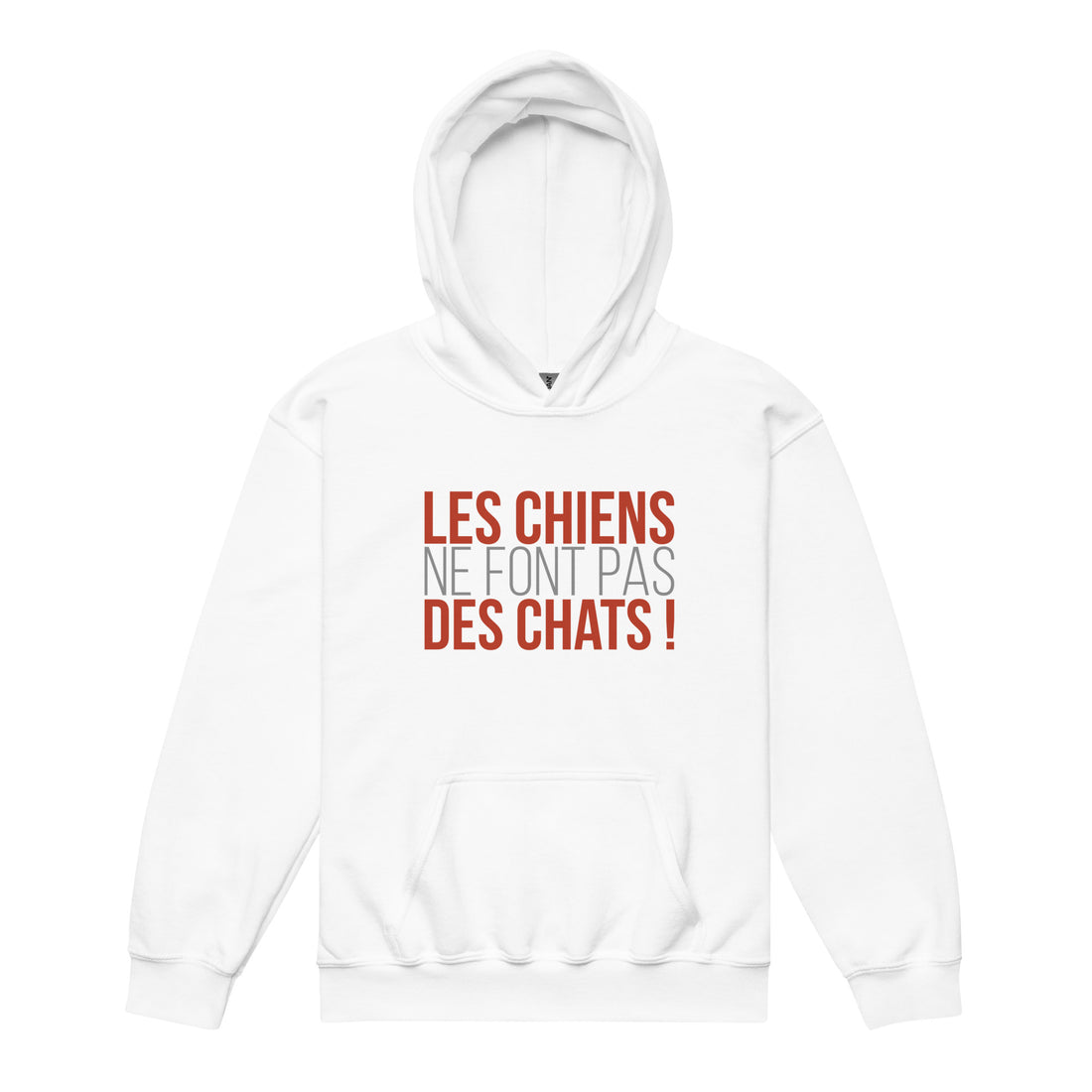 Les chiens ne font pas des chats  - Sweat à capuche épais pour les jeunes