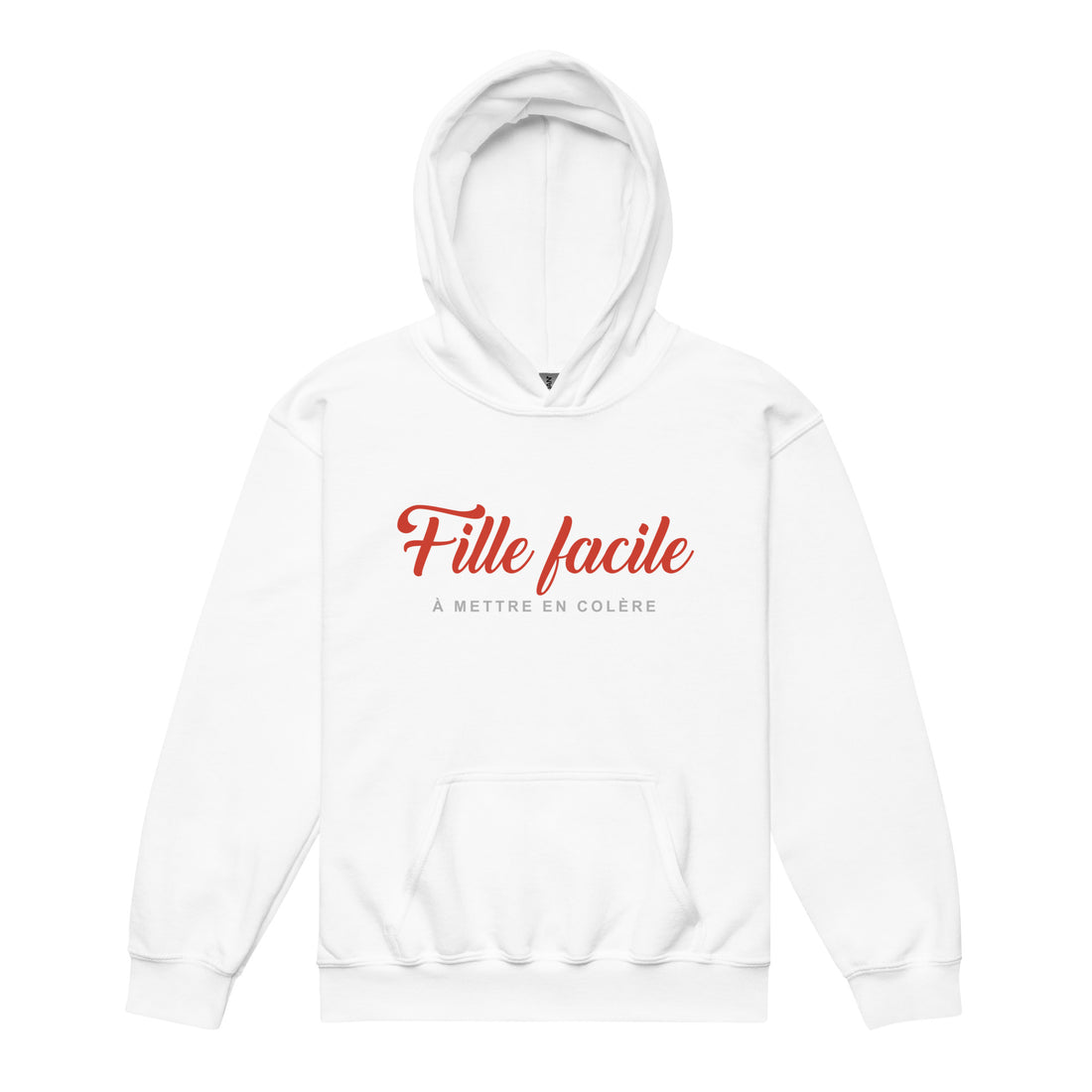 Fille facile - Sweat à capuche épais pour les jeunes